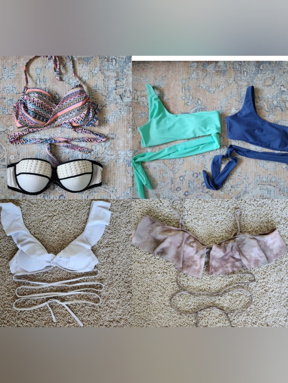 (6 Total) Swim bundle size medium 34 C